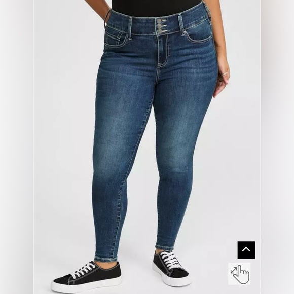 TORRID- Jegging Skinny High Rise Jeans - Picture 4 of 8